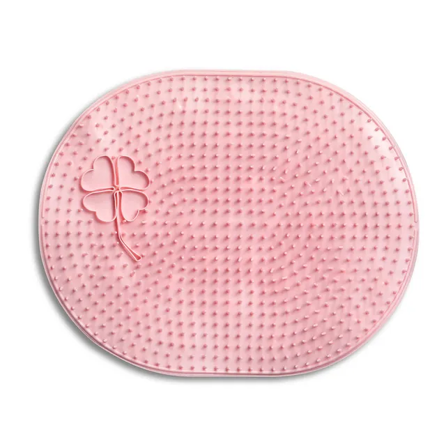 Lazy Silicone Foot Washing Pad Massage Cushion Pink - Shop at LoveMi