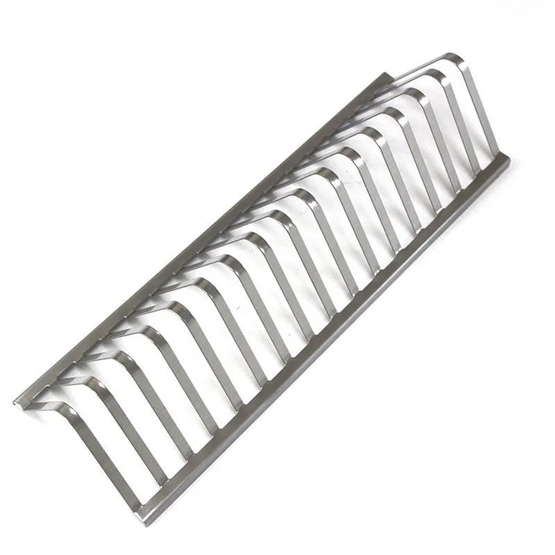 Stainless Steel Barbecue Grill Holder Smoking Rib Racks Grilling BBQ Accessories Outdoor Roasting Stand Picnic Utensil - Silver