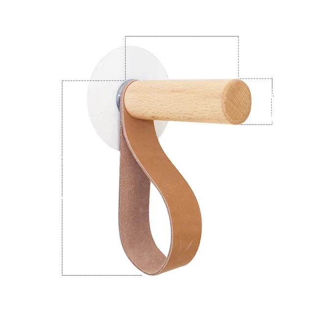 Solid Wood Coat Hook Wall Decoration Scarf Bracket 9021B Belt Hook - Shop at LoveMi