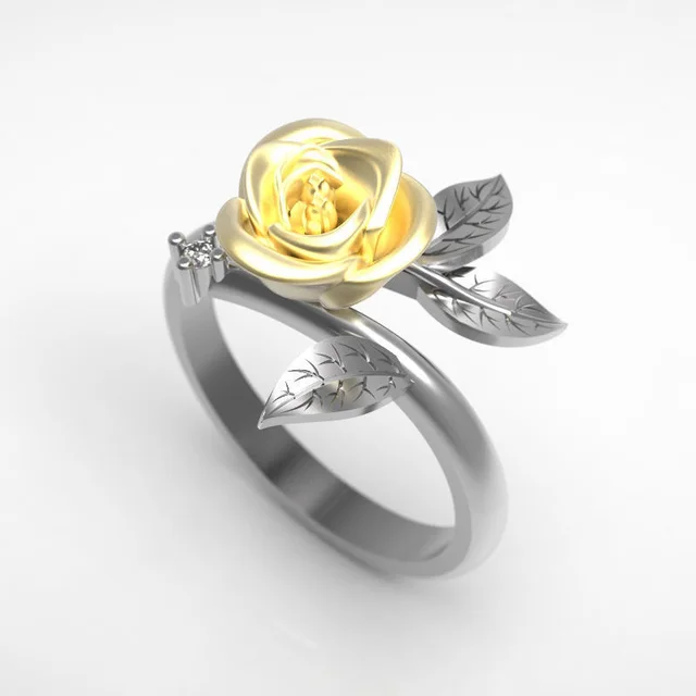 Fashion Ring Engagement Ring Flower No.6 - Shop at LoveMi