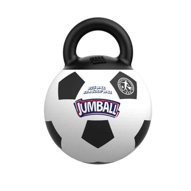 Jianbao Ball Dog Toy Bite Resistant Pet Toy Ball Puzzle Black White Football - Shop at LoveMi