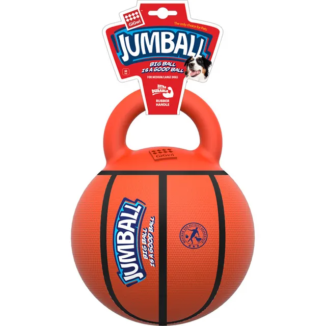 Jianbao Ball Dog Toy Bite Resistant Pet Toy Ball Puzzle Orange Red - Shop at LoveMi