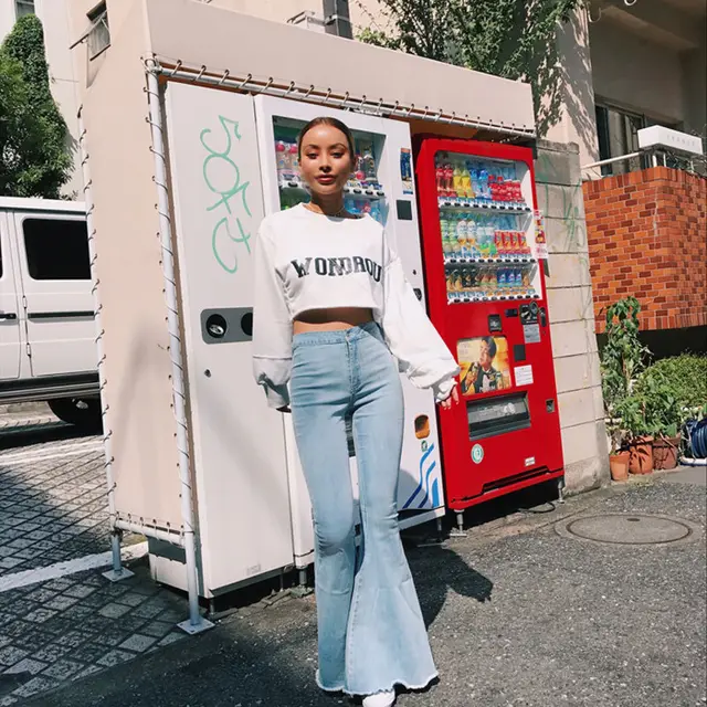 Autumn Slim Stretch Denim Jeans Pants Korean Casual Female Trousers Deep Blue Light Blue - Shop at LoveMi