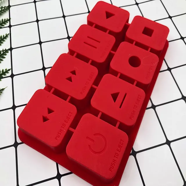 Modeling ice lattice silica gel ice making mold lattice silica gel ice lattice Red - Shop at LoveMi