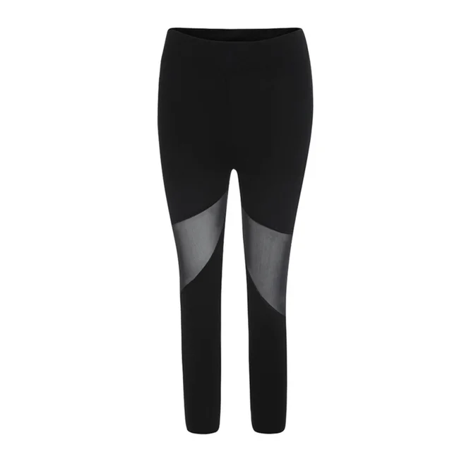 Women Leggings Gothic Insert Mesh Design Trousers Pants Big Black - Shop at LoveMi
