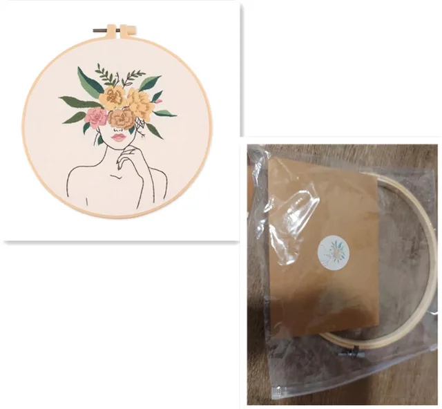 Person Hand Embroidery Kit Upgrade S328 - Shop at LoveMi