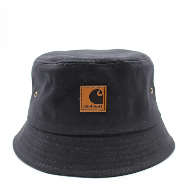 Folding Of Fishing Cap With Retro Short Eaves Black - Shop at LoveMi