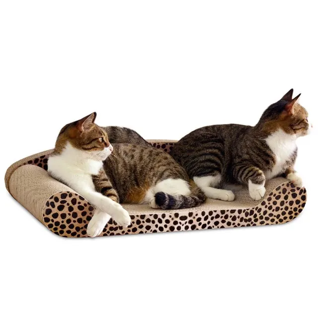 Cat Toy Corrugated Cat Scratch Board Extra Large Leopard - Shop at LoveMi