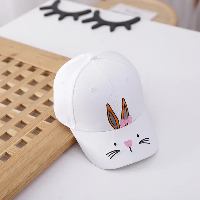 Spring And Autumn Children's Hat Cartoon Trendy Kid White - Shop at LoveMi