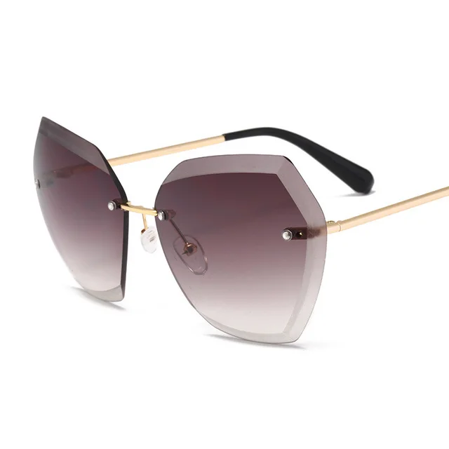 Ocean Piece Sunglasses European And American Trend Glasses Cut edge Sunglasses - Shop at LoveMi