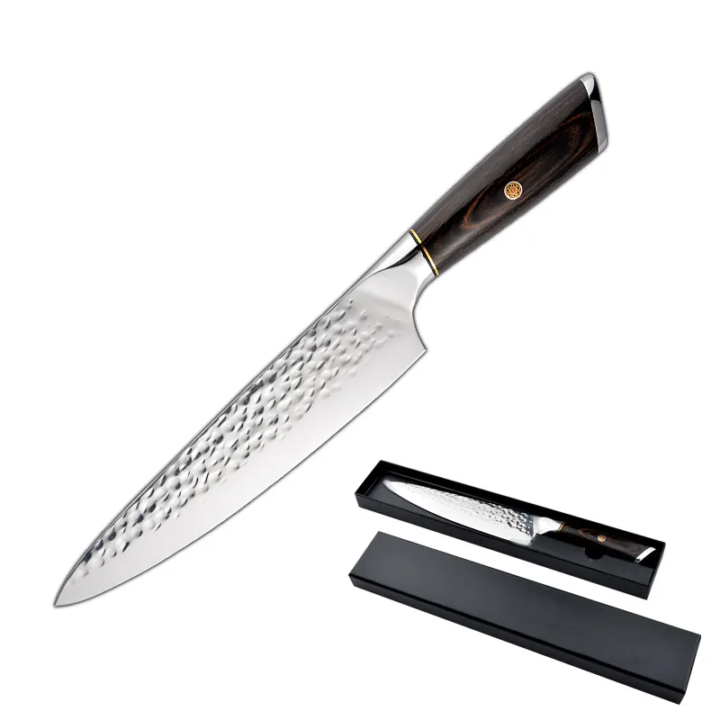 Kitchen Household Knife - Hammered Chef Knife