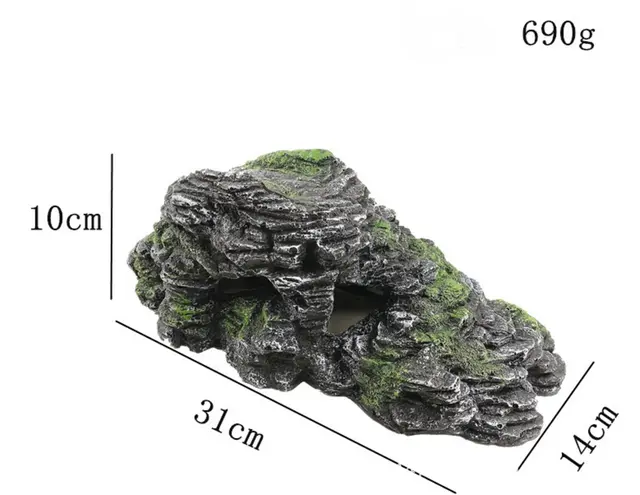 Fish Tank Aquarium Landscaping Decoration Rockery Tortoise Terrace 8Style - Shop at LoveMi