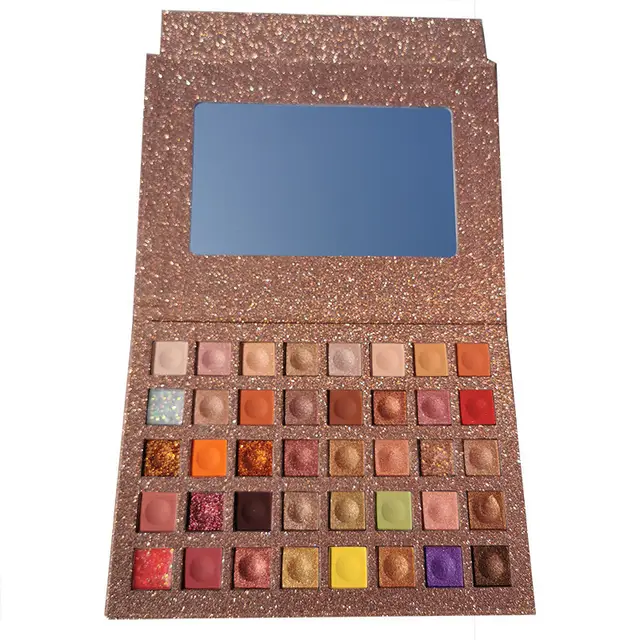 Ins Super Fire Mashed Potatoes Glitter Sequins Waterproof 40 Color Eyeshadow Palette 1 Style - Shop at LoveMi