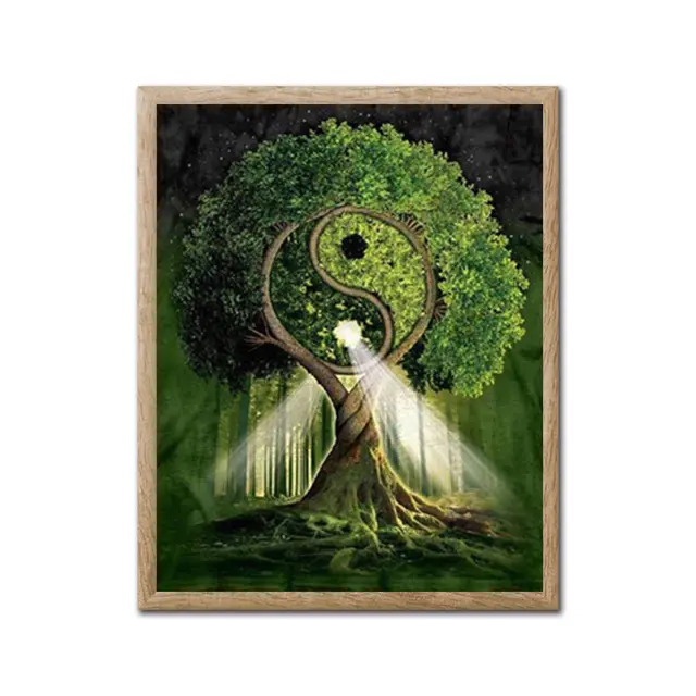 Full 5D Embroidery, Square Or Round Beads, Cross Stitch, Diy Green - Shop at LoveMi