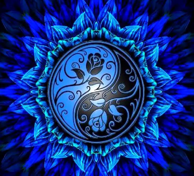 New Abstract American Gossip 5D Diamond Painting Decorative Picture Blue - Shop at LoveMi