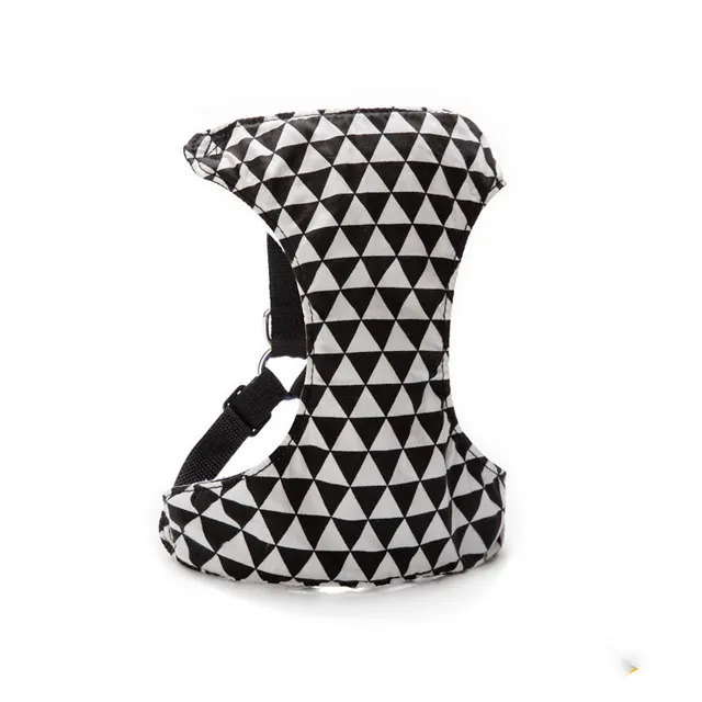Small Cotton Triangle Personality Dog Out Training Dog Traction Strap Black - Shop at LoveMi