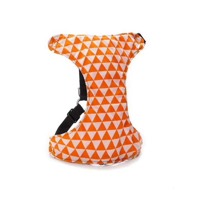 Small Cotton Triangle Personality Dog Out Training Dog Traction Strap Orange - Shop at LoveMi