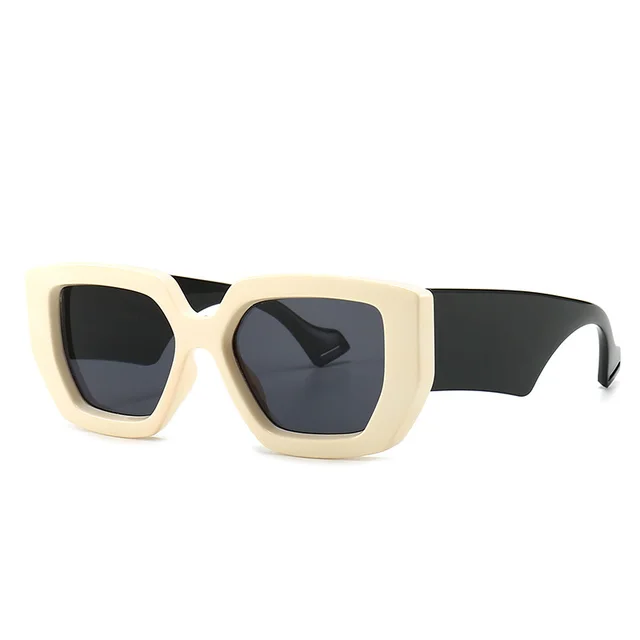Vintage Sunglasses For High End Ladies C5 Beige Black Gray - Shop at LoveMi