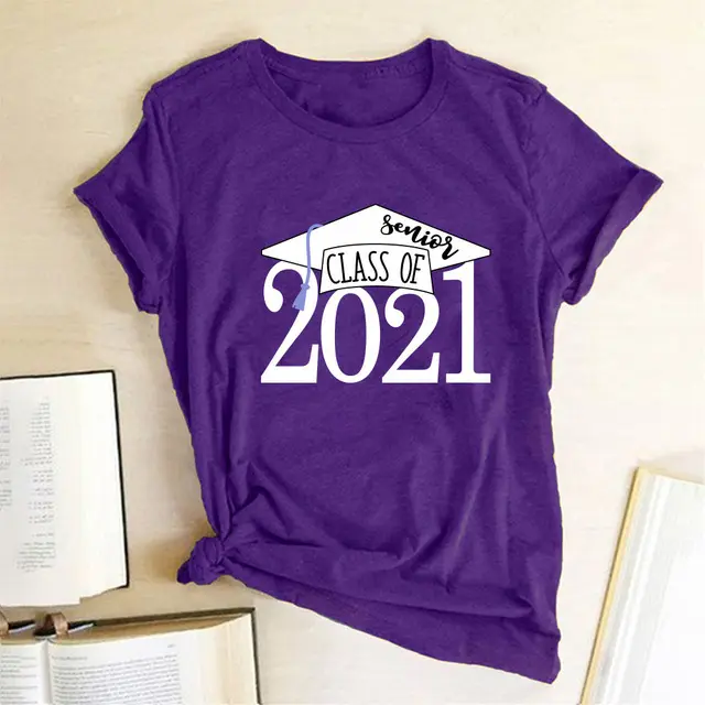 Premium Printed Funny Lady T shirt Round Neck Short Sleeve Ladies Top T Shirt Ladies 5J0V Purple - Shop at LoveMi
