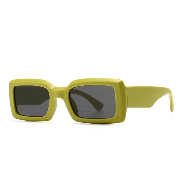 Europe And America Rock Retro Trend Sunglasses C8 Green Gray Black - Shop at LoveMi