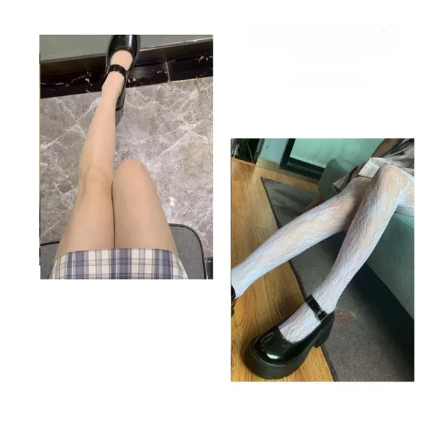 Black Silk Pantyhose Bare Legs Artifact 20Style - Shop at LoveMi