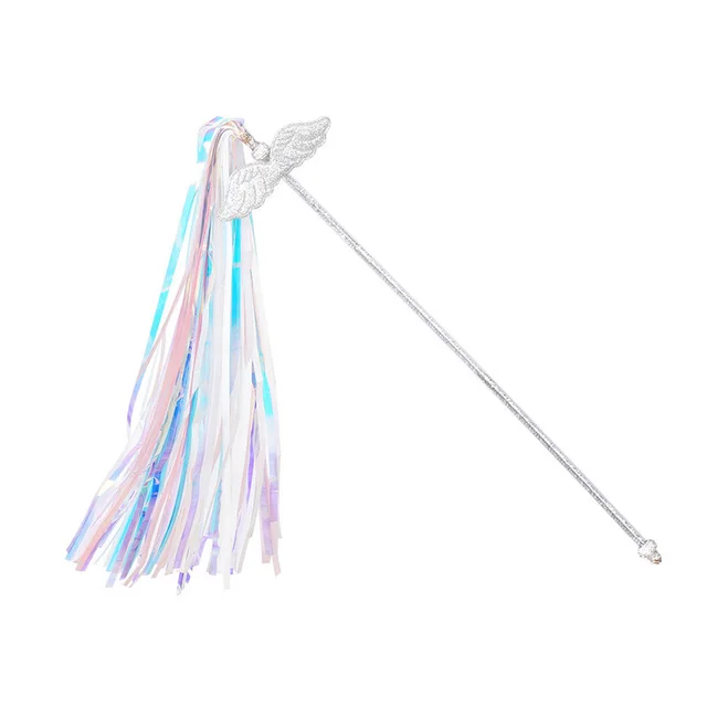 Angel Wand Teasing Cat Stick Tooth resisting Teething Teasing Cat Toy White - Shop at LoveMi