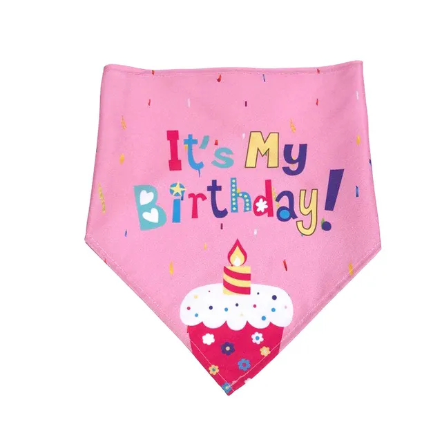 Pet Birthday Triangle Towel Dog Birthday - Shop at LoveMi