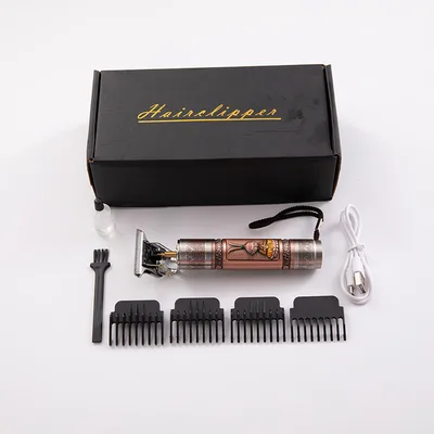 Electric Hair Clipper Men's Oil Head Electric Hair Clipper Hair Clipper Set Electric Hair Clipper Buddha Head Retro Household Cross Border 3Style - Shop at LoveMi