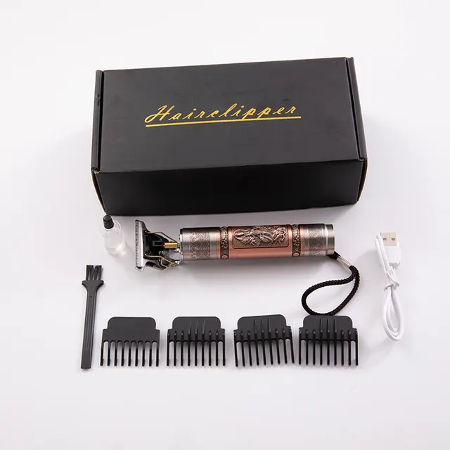 Electric Hair Clipper Men's Oil Head Electric Hair Clipper Hair Clipper Set Electric Hair Clipper Buddha Head Retro Household Cross Border 4Style - Shop at LoveMi