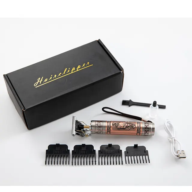 Electric Hair Clipper Men's Oil Head Electric Hair Clipper Hair Clipper Set Electric Hair Clipper Buddha Head Retro Household Cross Border 5Style - Shop at LoveMi