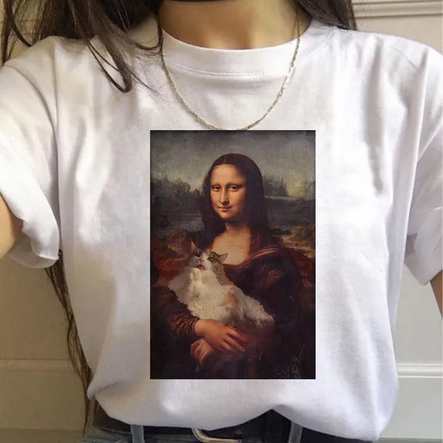 New Women'S Clothing Cat Harajuku Style Fashion Short Sleeved T Shirt J - Shop at LoveMi