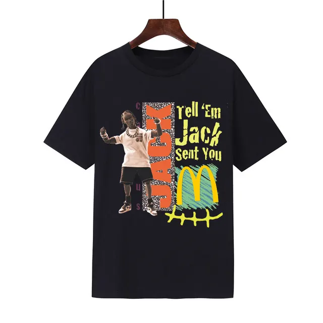 Printed T shirt Round Neck Men's And Women's Short Sleeves Black - Shop at LoveMi