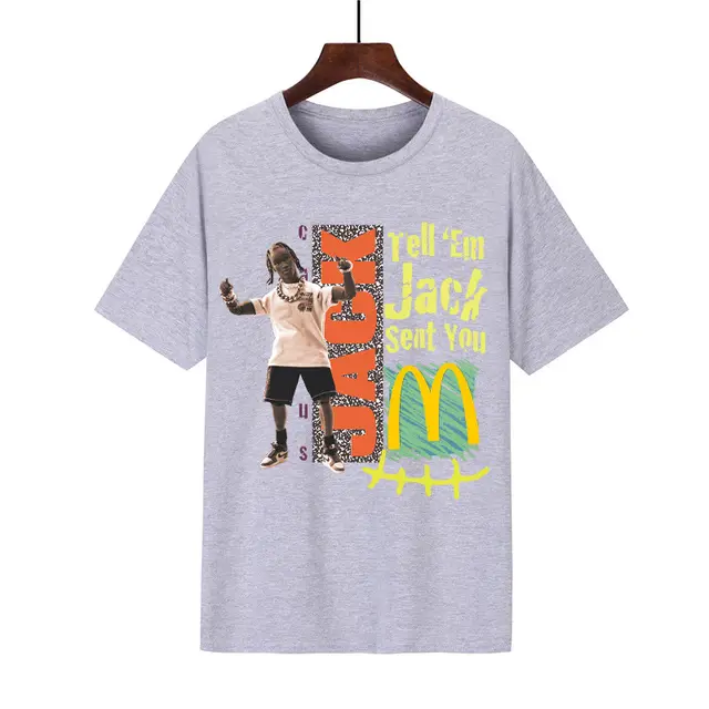 Printed T shirt Round Neck Men's And Women's Short Sleeves Grey - Shop at LoveMi