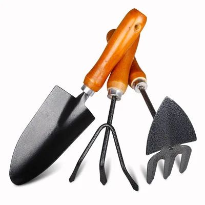 Potted Small Shovel Gardening Tool Planting Tool Set Mini Three piece Household Shovel G - Shop at LoveMi
