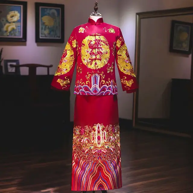 Bridal Slimming Toast Dress Plus Size Dress Formal Attire Horse Face Skirt C Man - Shop at LoveMi