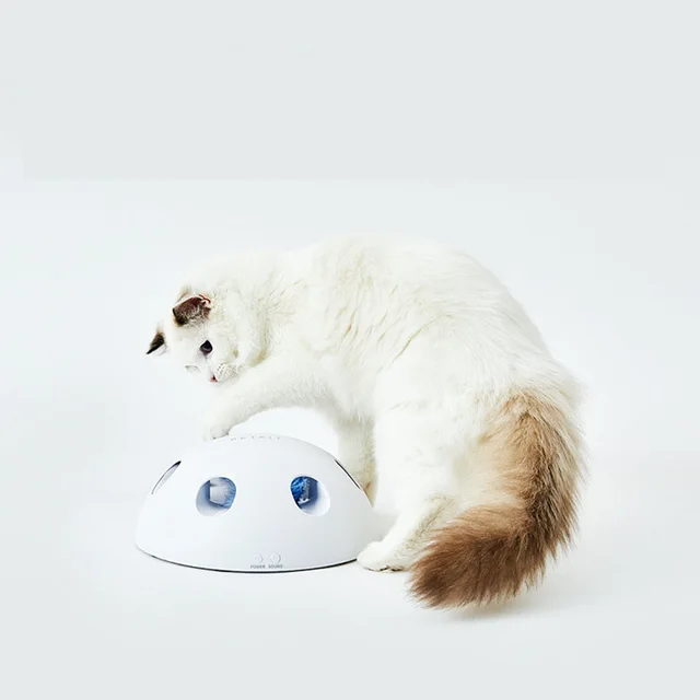 Xiaopei Hemisphere Cat toy Electric Intelligent Self healing Cat Automatic Cat Teaser Pet Toy Relieve Boredom Magic Ball Toy - Shop at LoveMi