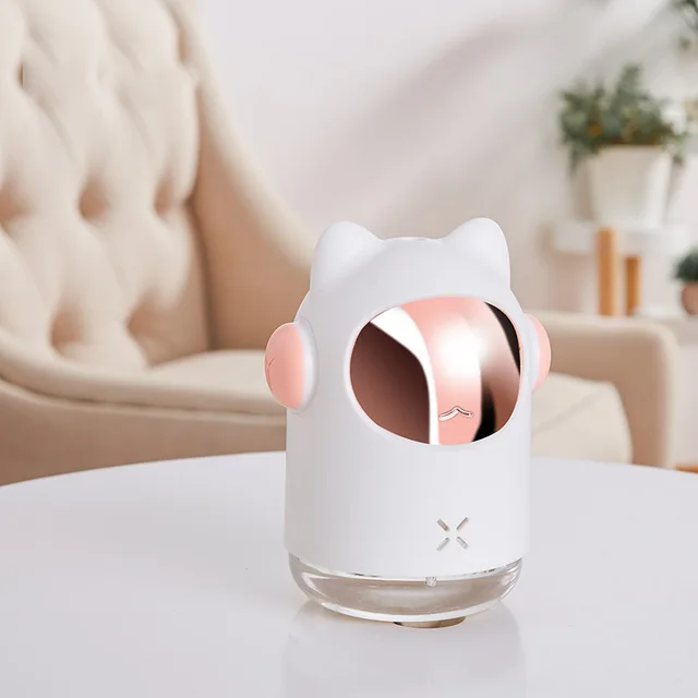 Creative Mini Space Night Light Humidifier White - Shop at LoveMi