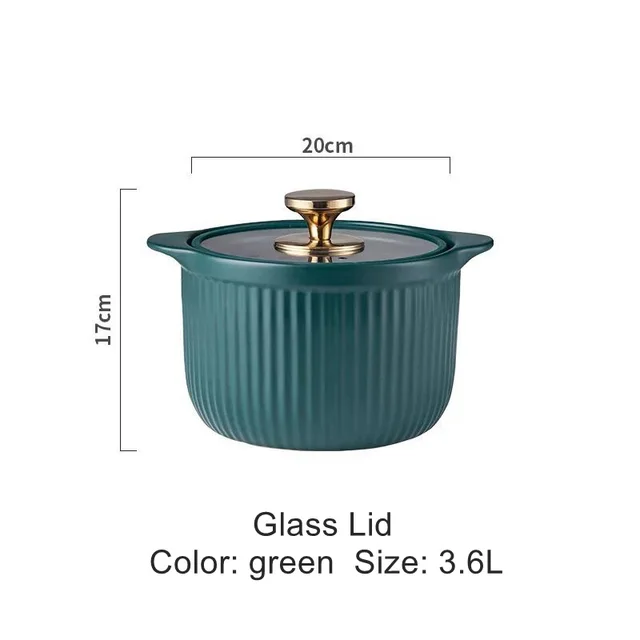 Ins High Value Porridge Household Gas Casserole Green - Shop at LoveMi