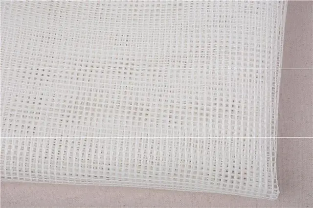 White Segment Crochet Cross Stitch Wool Ball Carpet Woven Mat Mesh Cloth 1M - Shop at LoveMi