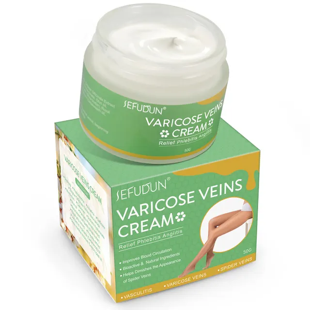 Vein Cream Red Blood Streaks Repair Earthworm Leg Bruises Bulge Relief Pain Safflower Skin care lotion Varicose Cream Photo Color - Shop at LoveMi
