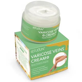 Vein Cream Red Blood Streaks Repair Earthworm Leg Bruises Bulge Relief Pain Safflower Skin care lotion Varicose Cream - Photo Color