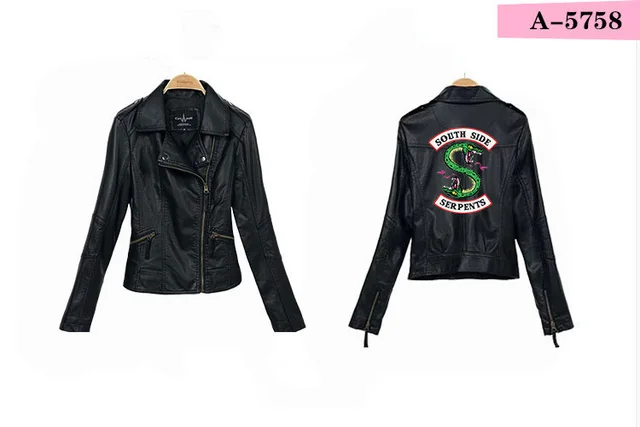 River Valley Town Leather Jacket Viper Gang Leather Jacket Black - Shop at LoveMi
