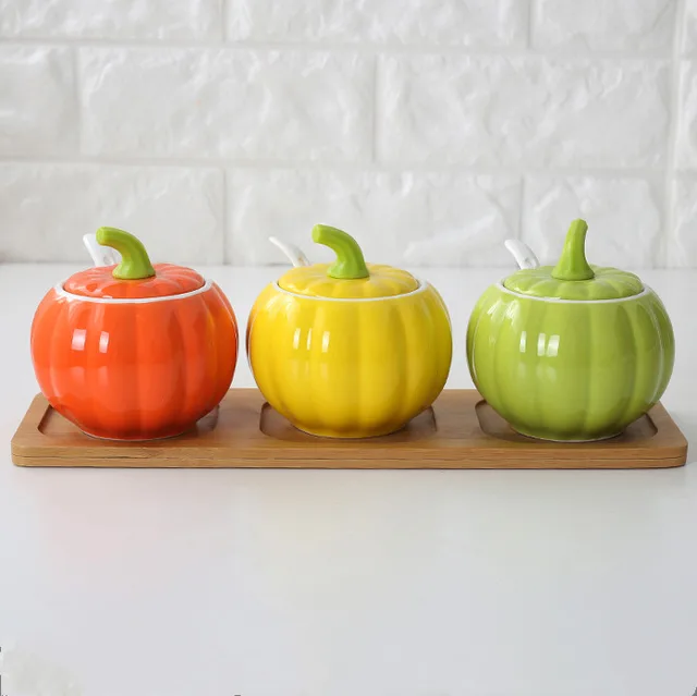 Creative Ceramic Flavoring Jar Set B - Shop at LoveMi