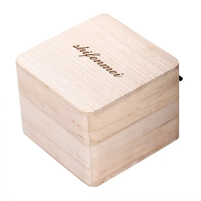 Shifenmei Square Linen Pillow Douyin New Men's Watch Gift Box Primary Color - Shop at LoveMi