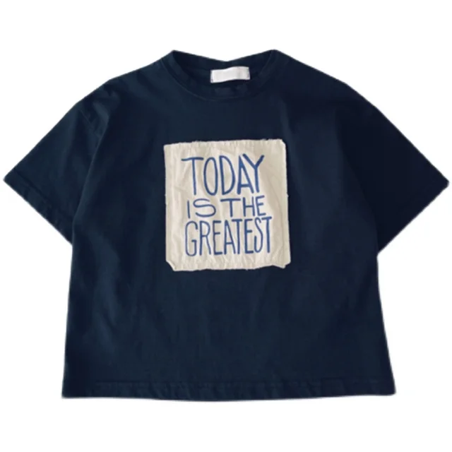 Korean Style Tops for Middle and Small Children Black - Shop at LoveMi