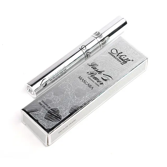 Explosive Authentic M.N Miele M13005 Mascara, Bright Silver Tube, Long And Thick Makeup, Waterproof And Black Black - Shop at LoveMi
