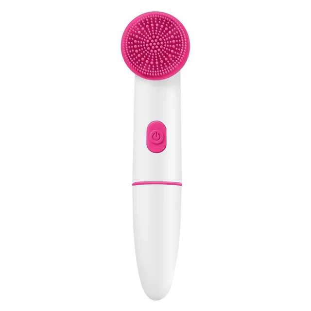 Electric Silicone Facial Cleanser, Facial Cleansing Brush, Beauty Instrument Pore Cleaner Red - Shop at LoveMi
