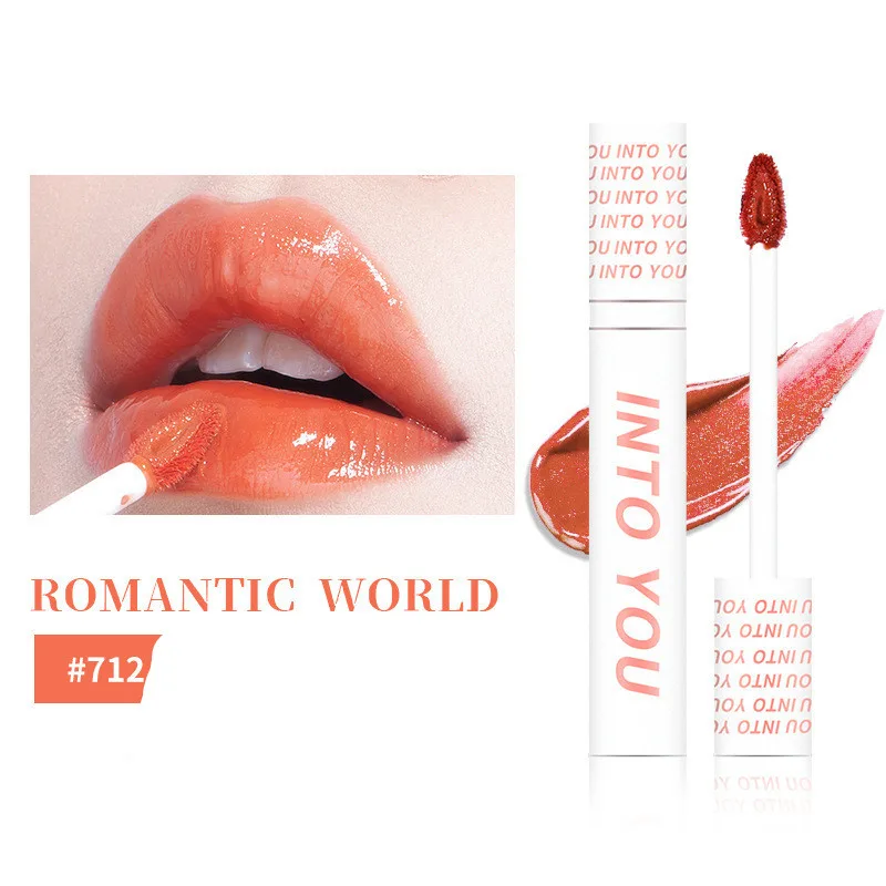 Lip Glaze Matte Velvet Air Mist Mirror Water Gloss Lipstick Lip Gloss Mud Female Full Set 713 Students - J