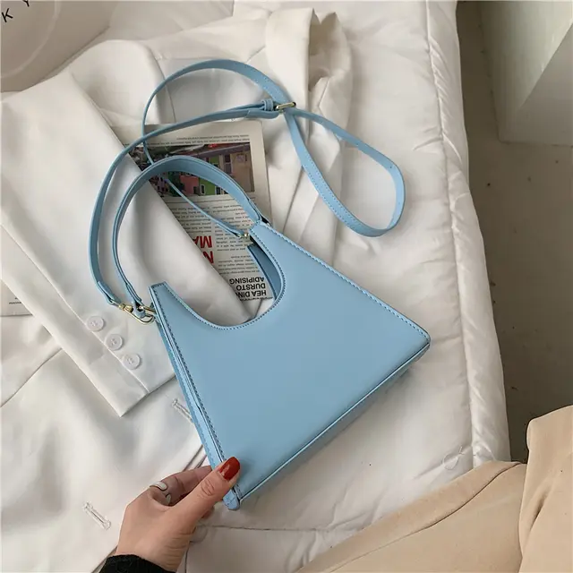 Small Square Bag high End Sense Of Western Style All Match Messenger Bag Blue - Shop at LoveMi