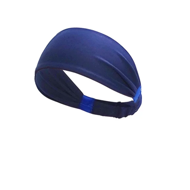 Fitness Sports Headband Yoga Headband Elastic Sports Headband Printed Bouquet Headband A16 14Sapphire Blue - Shop at LoveMi
